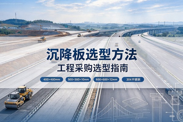 子洲沉降板选择方法