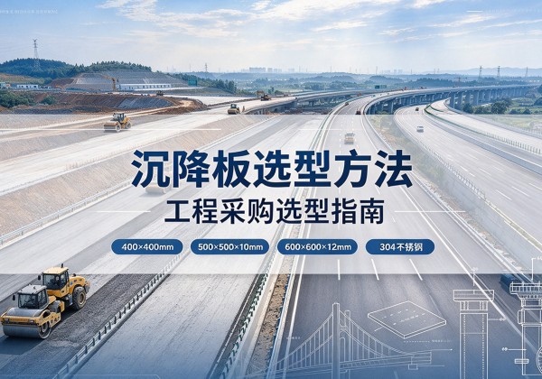 子洲沉降板选择方法